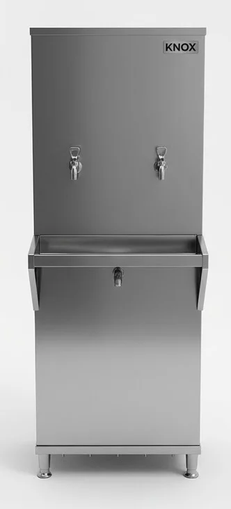BEBEDOURO KNOX 50 LTS EM INOX 2 TORNEIRAS
